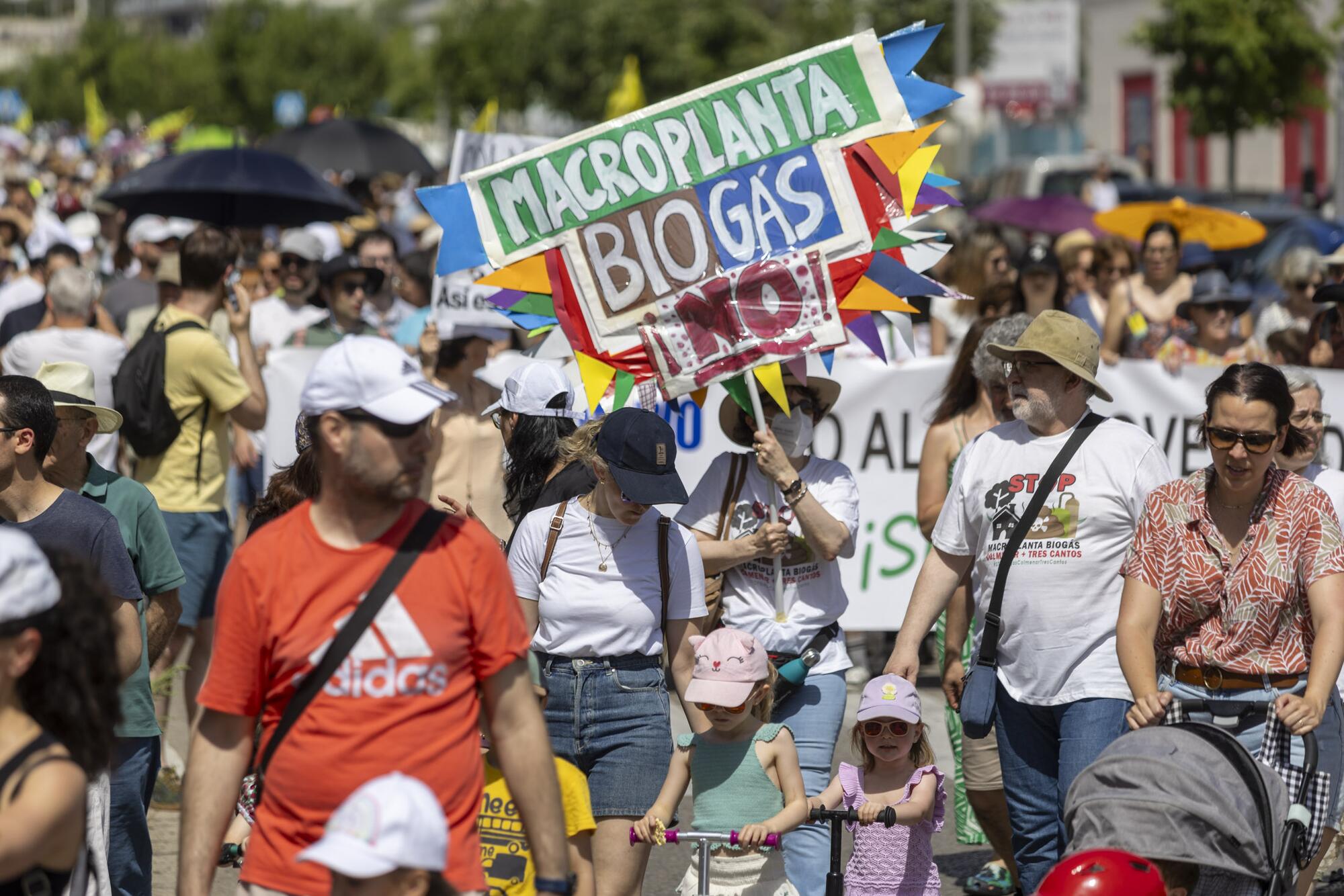 Manifestación contra planta Biogás Colmenar - 2